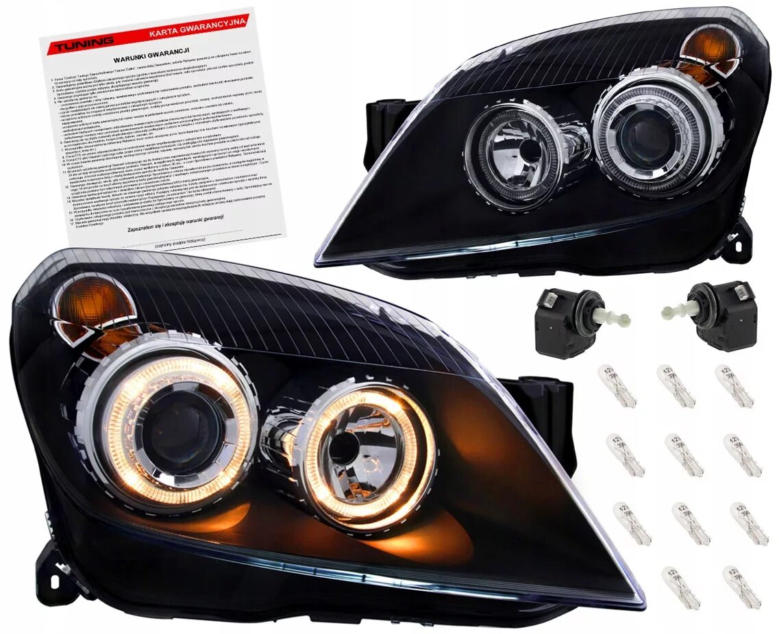 Led фары Opel Astra h. Фары Depo Opel Astra h.