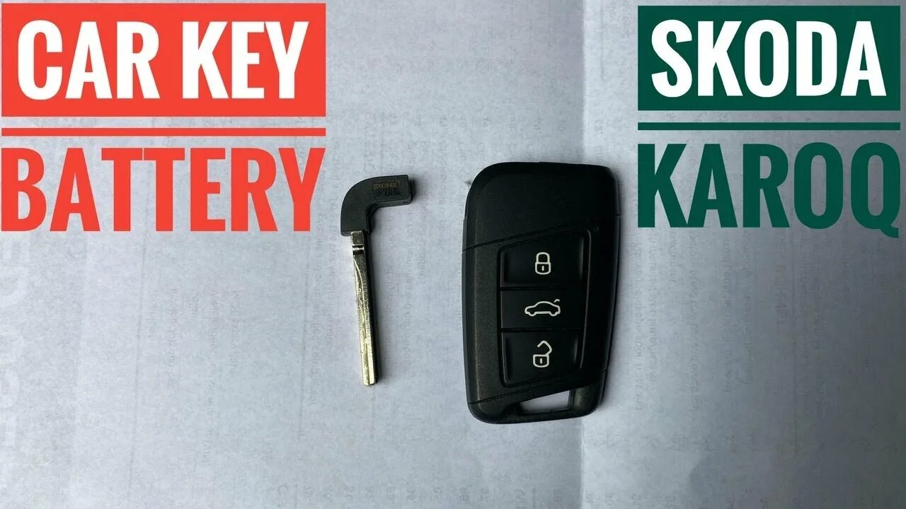 Как поменять батарейку в брелке шкода карок Замена батарейки в ключе Шкода Карок Skoda Karoq, 1,4 л, 2020 года электроника