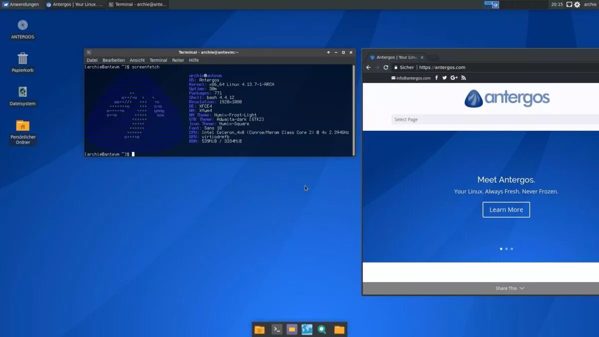 Самый стабильный linux. Antergos. antergos linux. linux сборки. доступность linux.