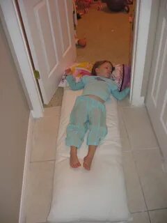 My little sister sleep now