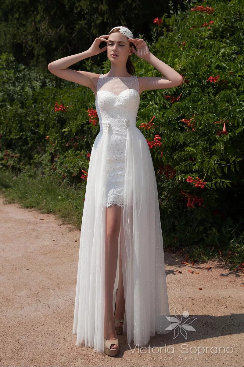 Платье с отстегивающейся юбкой. Платье noelle fashion group. Свадебное платье трансформер. Свадебное платье с прозрачной юбкой. Свадебные платья 2021 модные.