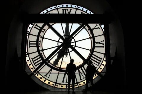 Clock in Gare d'Orsay, Paris 5 March 2015.jpg. 