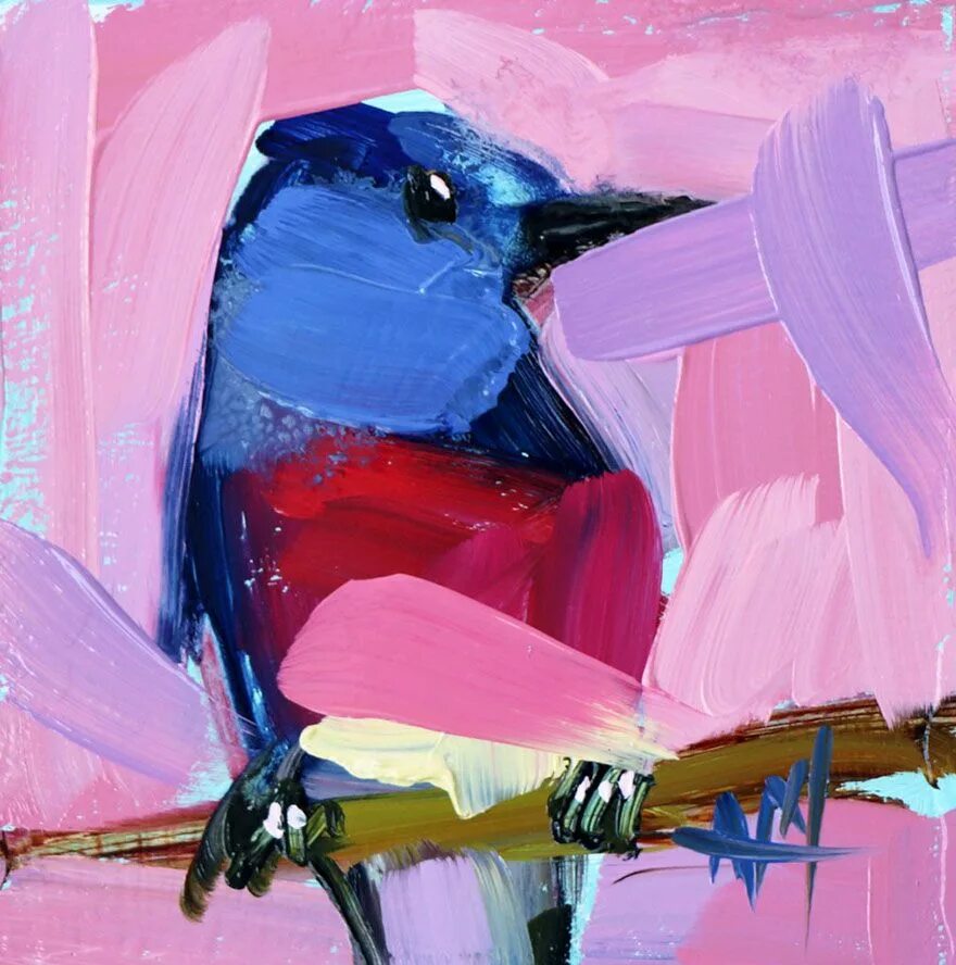 Bird 20. Angela Moulton картины.