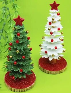 Новогодняя игрушка из фоамирана своими руками елка