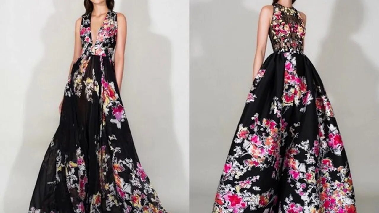 Длинное платье в цветочек. Платье в пол с цветочным принтом. Вечернее платье с цветочным принтом. Длинное платье с крупными цветами.