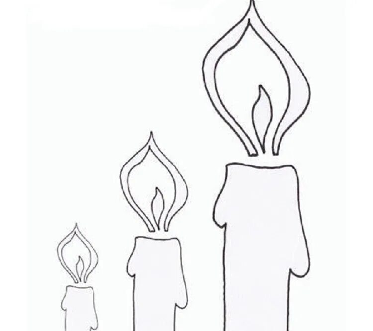 Свеча трафареты для вырезания из бумаги на окна. Свечка раскраска. Печать свечкой шаблон. Свеча трафарет для вырезания. Свечи на торт мультяшные.