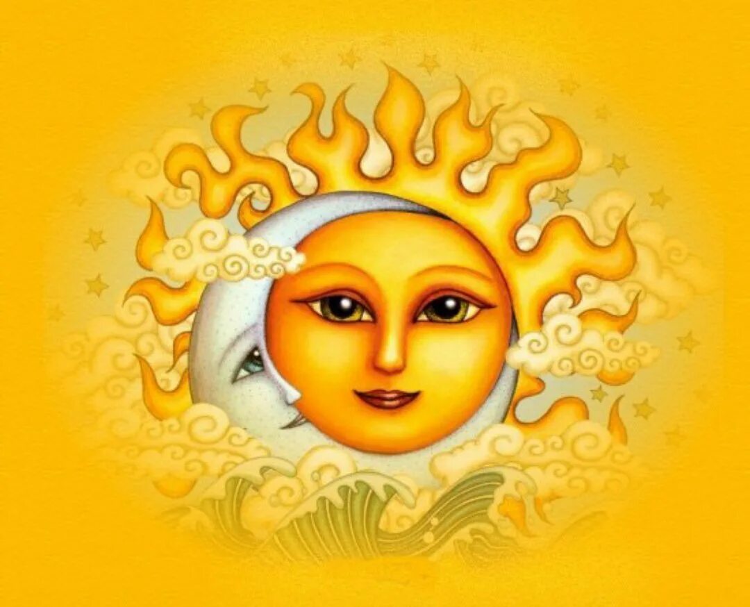 День равноденствия рисунки. День весеннего равноденствия солнце и Луна. Весеннее равноденствие Солнцеворот. Акшая Тритья солнце и Луна. Солнце и Луна рисунок.
