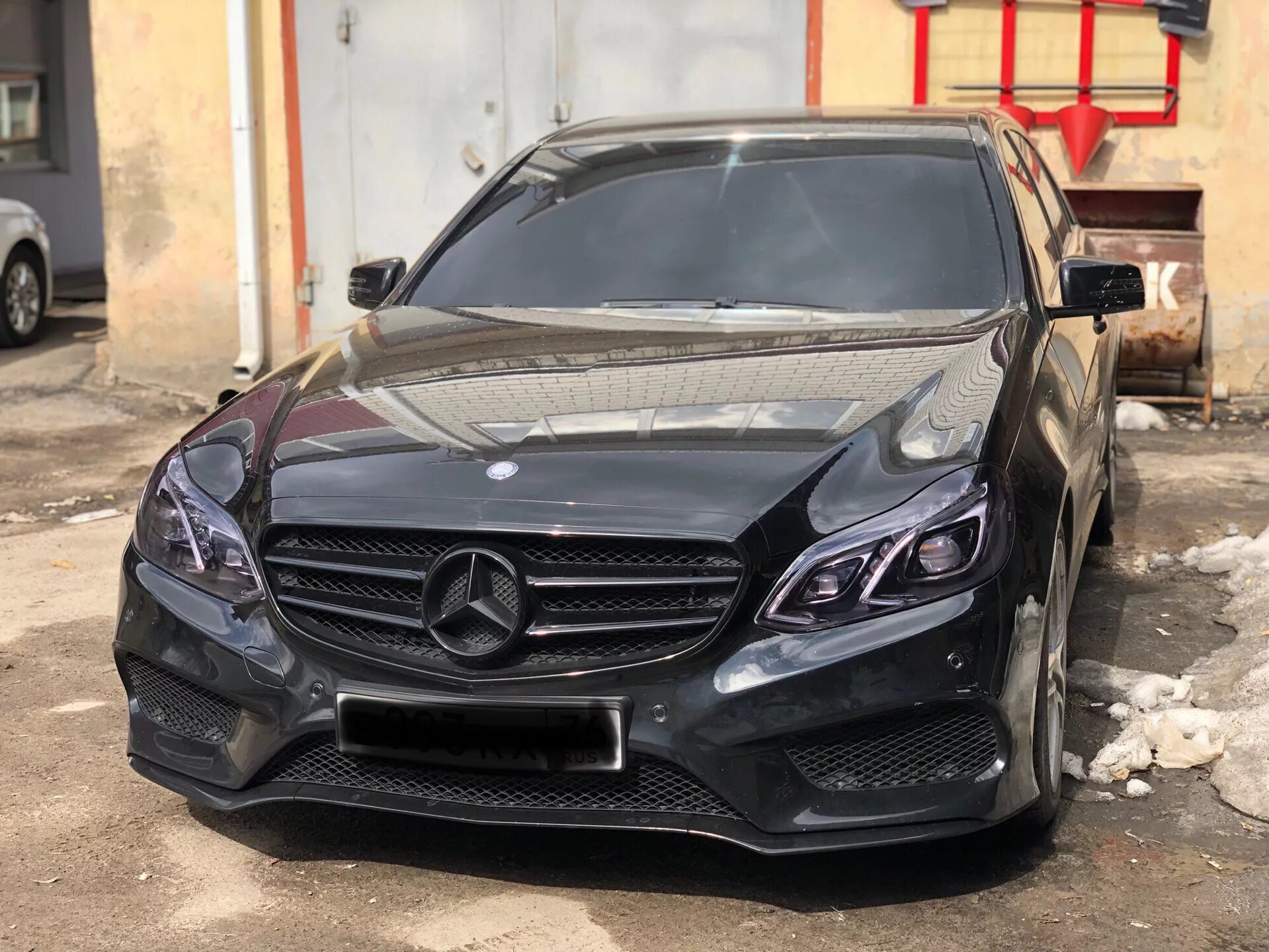 Mercedes E-class (W212). Сделали E 63 из E350 (внешний стайлинг). - FatTony на D