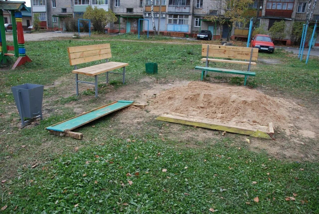 Основание под детскую площадку