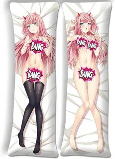 SDMFUNS Darlingin The Franxx Code002 Zero Two Body Pillow Cover Anime Body Pillow...