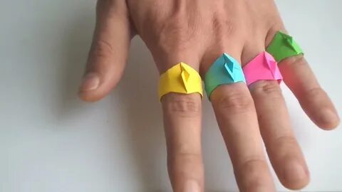 Кольцо из бумаги без клея