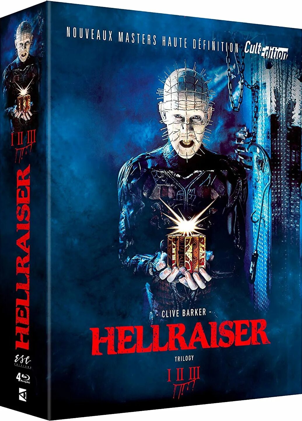 Восставший из ада 4 Blu-ray. 2022 - Hellraiser - обложка диска - Blu-ray. Восставший из ада (Hellraiser), 1987. Клайв Баркер Восставший из ада.
