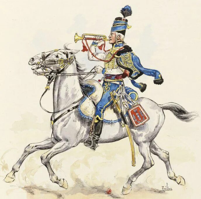 5e Hussards. 5e Regiment. Chronos Наполеоника в росписи. French e