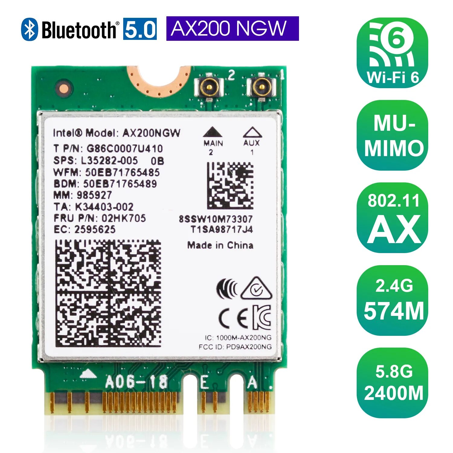 Intel wi fi 6 ax200ngw. Intel wi-fi 6 ax200. wi-fi адаптер + bluetooth intel ax200ngw. pcie wifi card/intel ax200. intel wifi ax200 пигтейл.