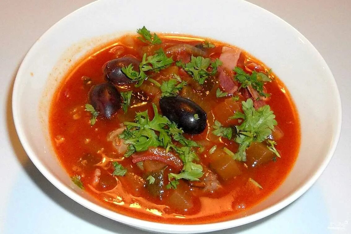 Рецепт солянки мясной с картофелем