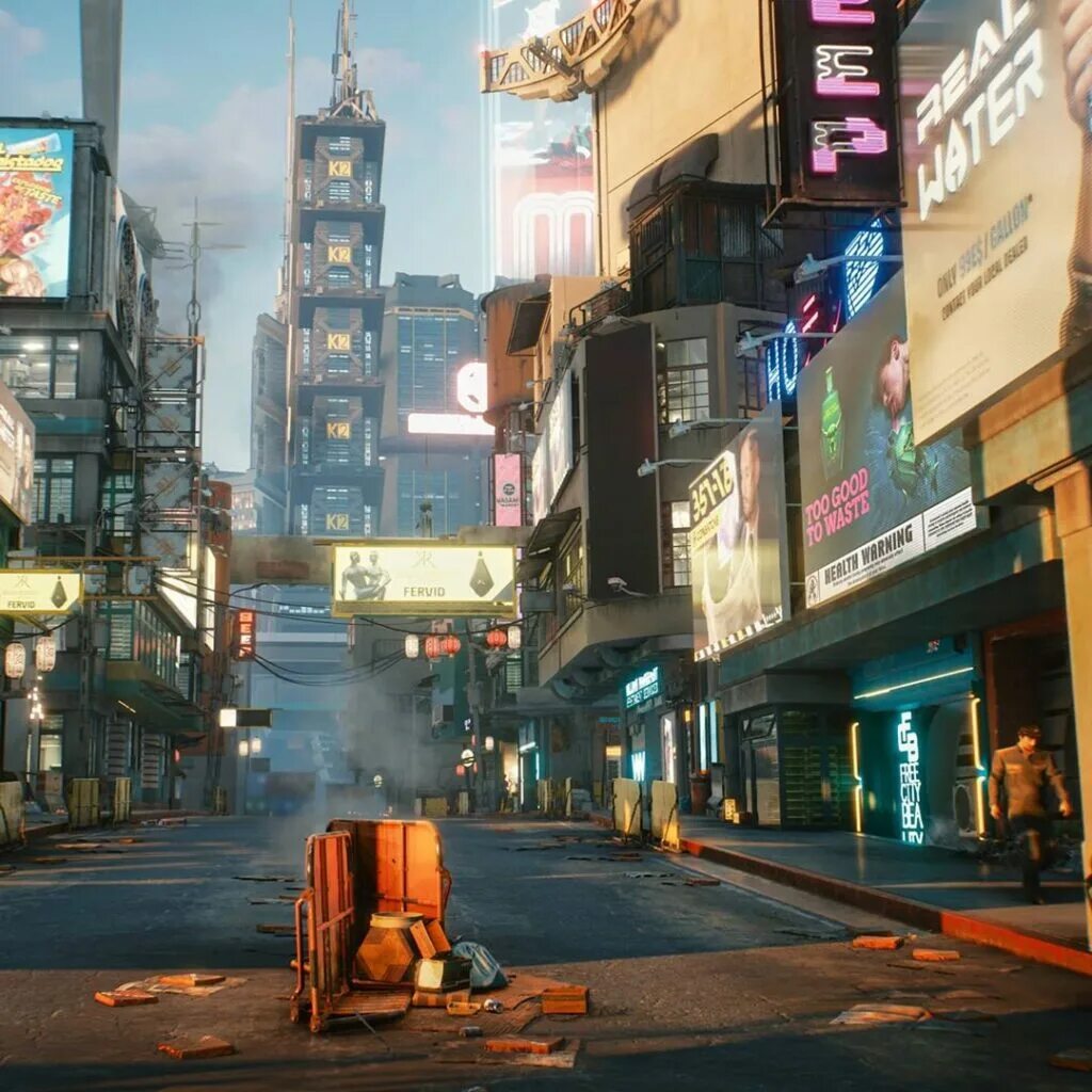 Киберпанк 2077. Cyberpunk 2077 City. Бруклэнд стрит киберпанк. Бруклин стрит Cyberpunk 2077. Лайк города