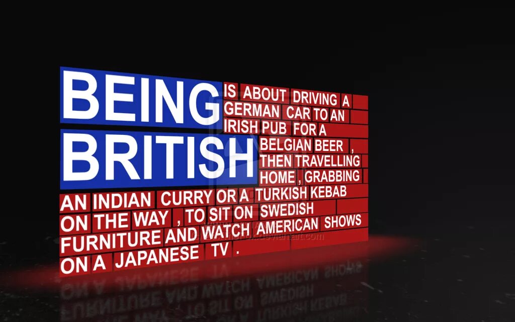British identity. Being в британском. great britain identity. the british are _________________ about anything which is a sign of britishness. *.