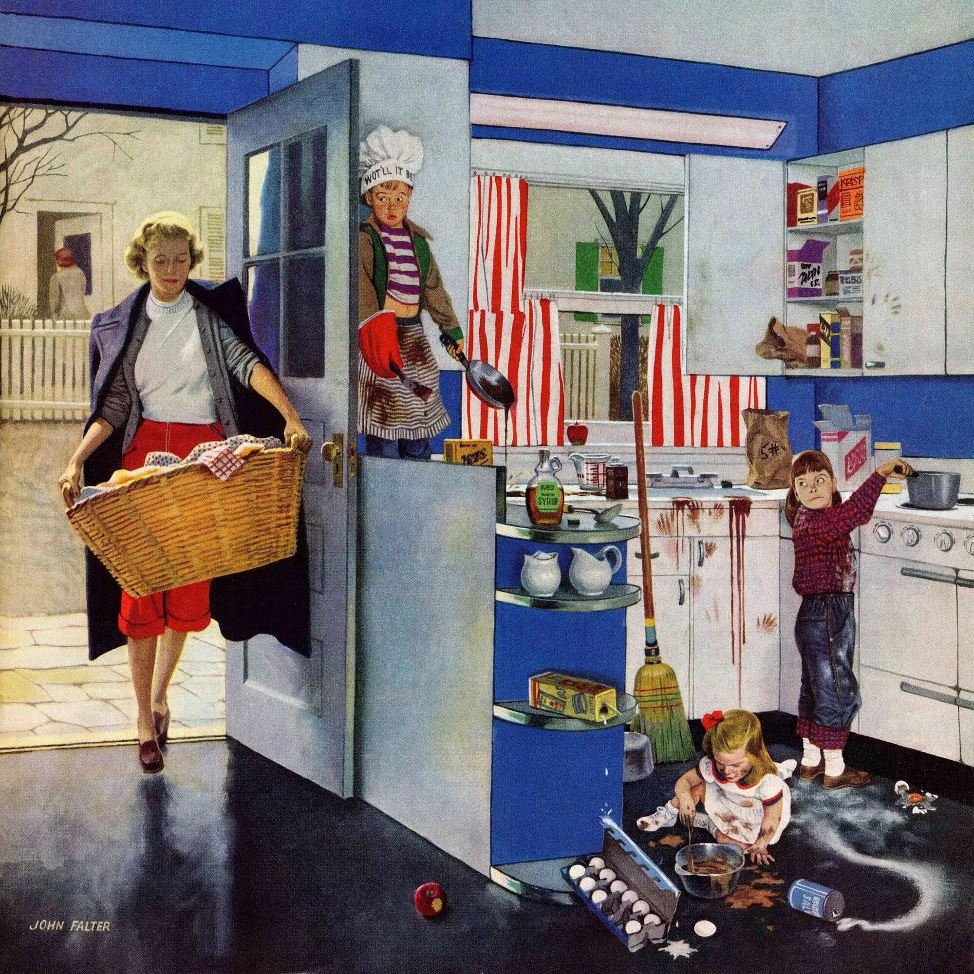 Дом где всегда. The saturday evening post обложки. the saturday evening post обложки джон фалтер. в доме где есть дети всегда праздник. праздник срачельник.