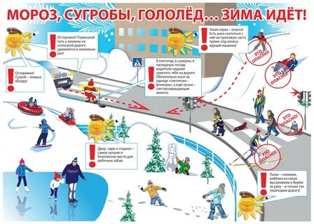 Безопасность на дороге зимой