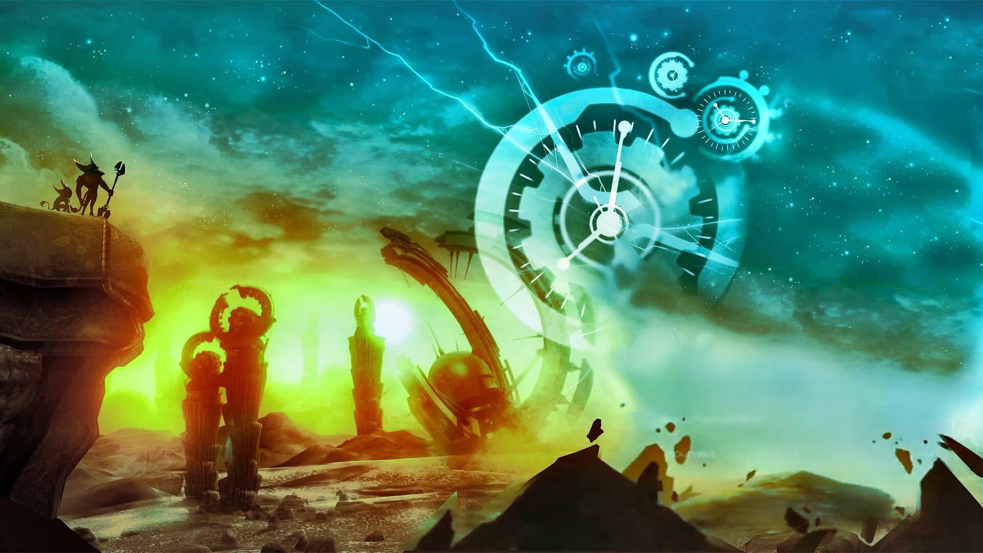 Beyond the future with space time magic