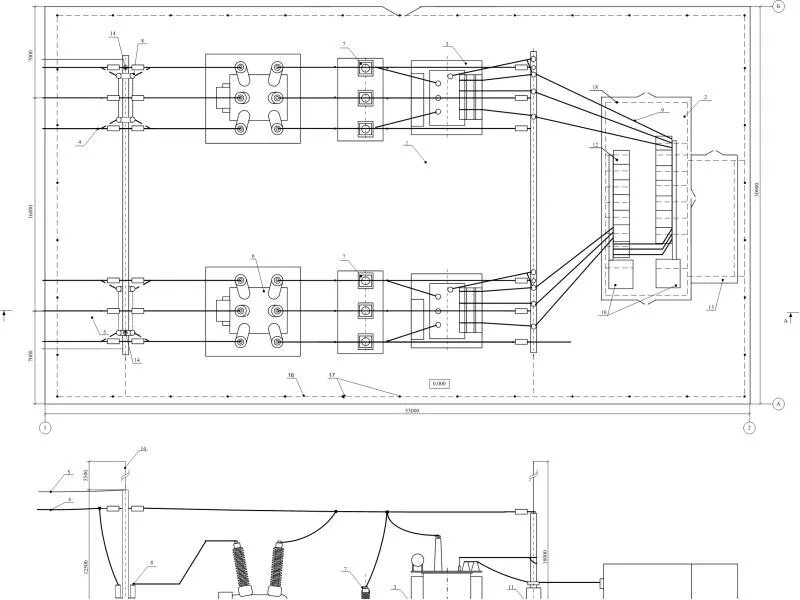 Расположение подстанции. Схема понизительной подстанции 110/10 кв. Схема заземления подстанции 110/10кв. Схема подстанции 35/10 кв. Схема двухтрансформаторной подстанции 110/10 кв.