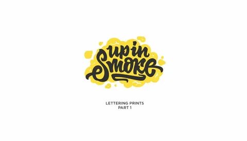 Lettering print