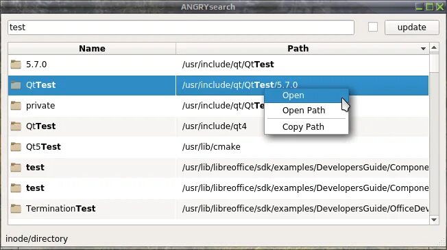 Qt path. Qt path