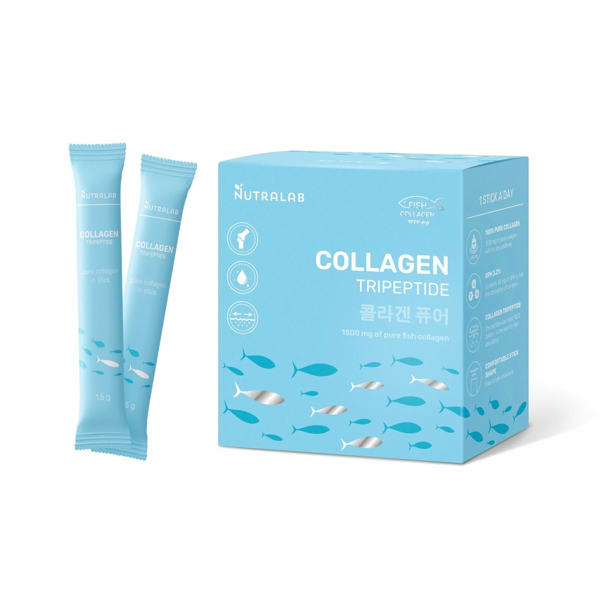 NUTRALAB коллаген. NUTRALAB коллаген трипептид. Pure Collagen. NUTRALAB коллаген трипептид 1,5гр*30шт.