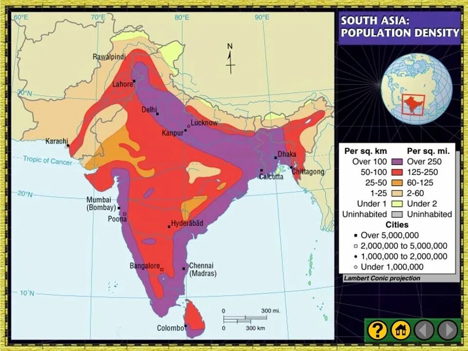 Самая высокая плотность населения в евразии. Климатическая карта Южной Азии. Индия карта климатическая карта. Климат Южной Азии. Плотность населения Азии.