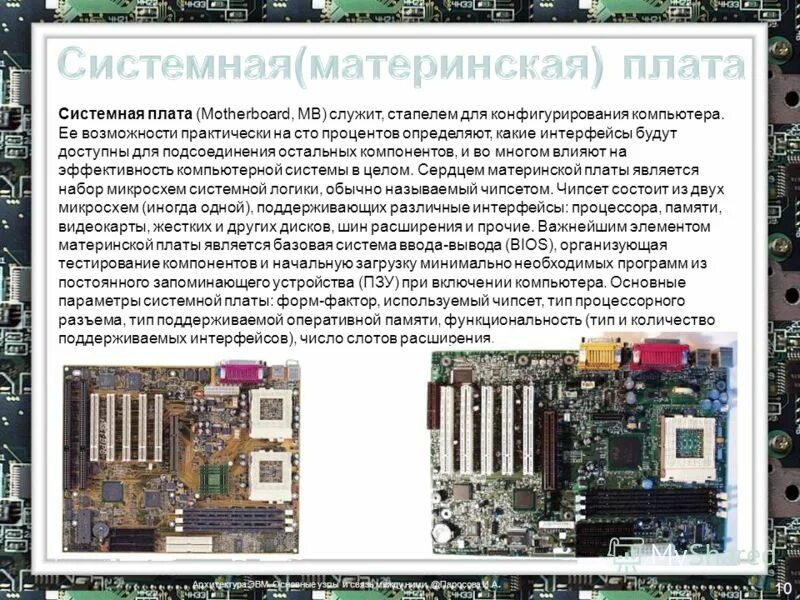 Основным элементом теста является