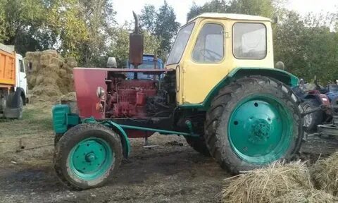 Работа трактора юмз