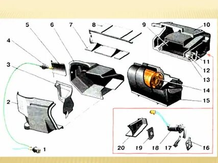 Система печку ваз 2110