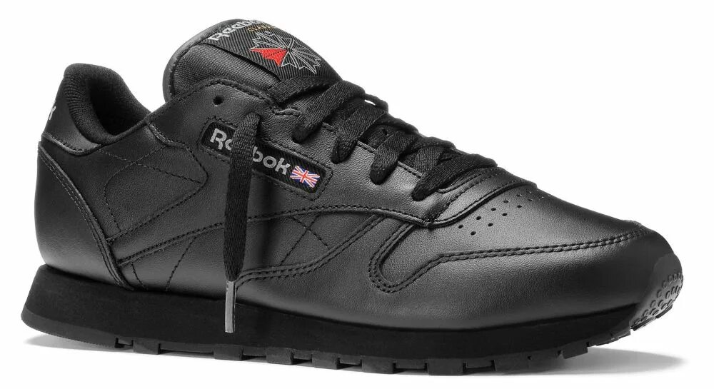 Купить кожаные кроссовки рибок. Reebok Classic Leather Black. Reebok Classic Classic. Кроссовки мужские Reebok Classic Leather. Reebok Классик черные.