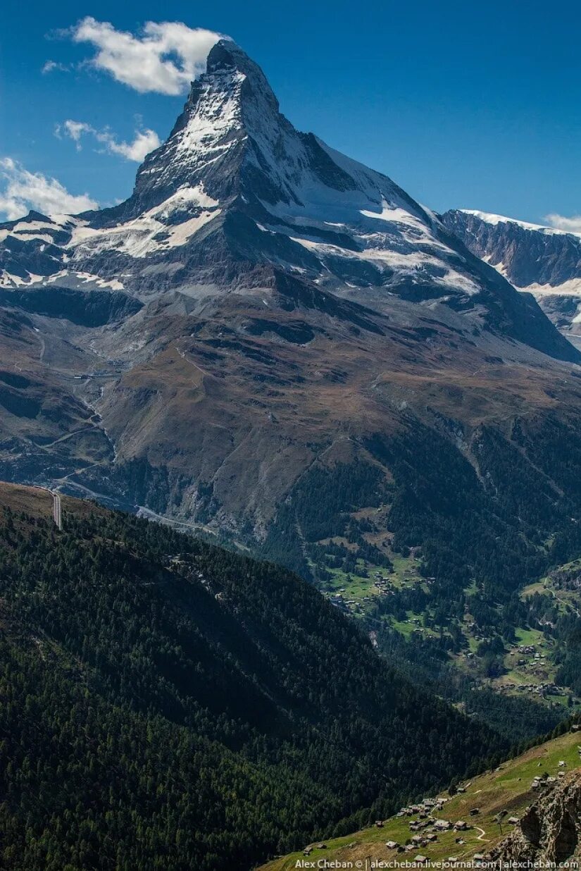 The biggest mountain in the world. Matterhorn Peak Швейцария. Гора Маттерхорн высота. В горах. Огромная гора.
