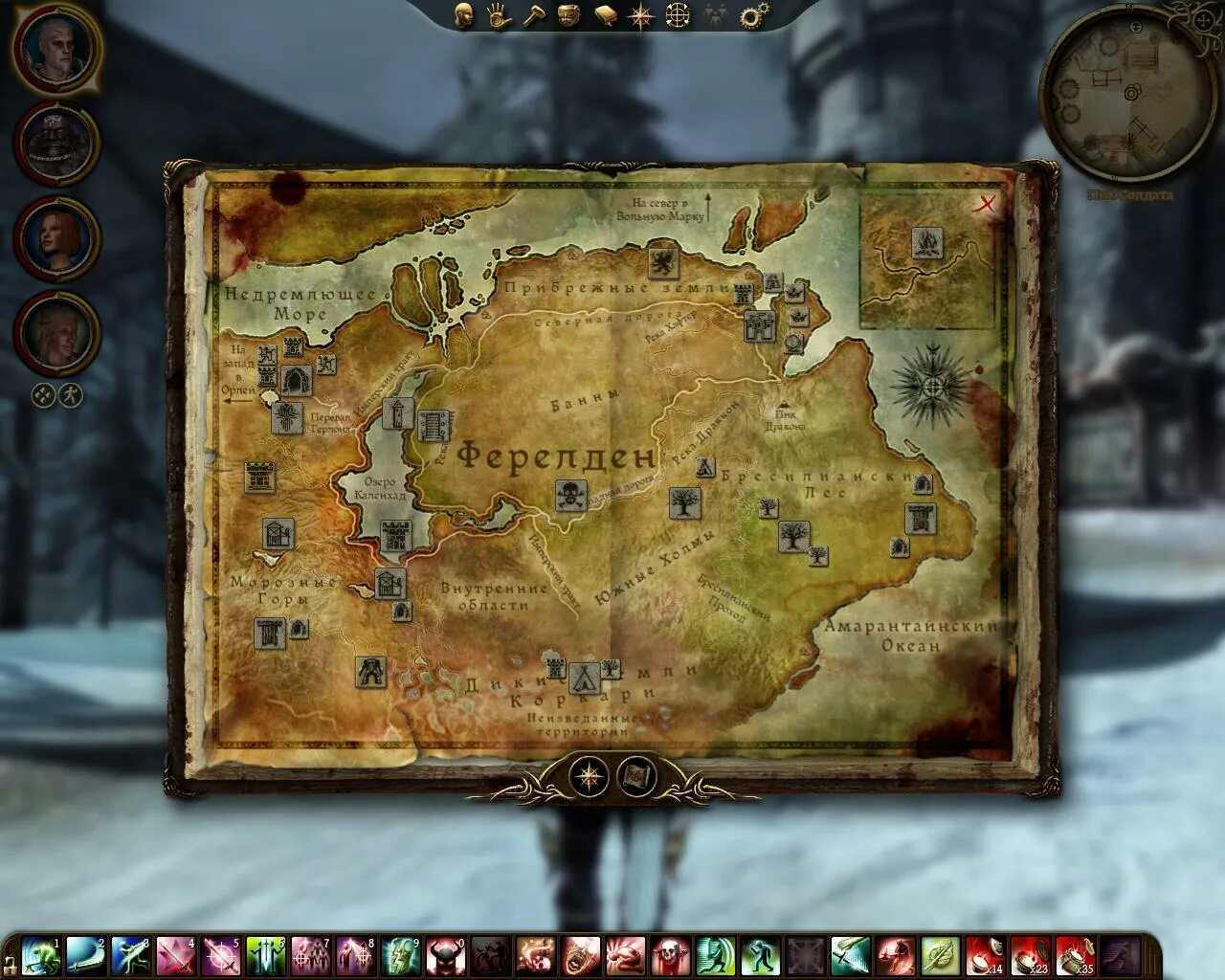 Dragon age Origins карта Тедаса. Карта Ферелдена Dragon age. Пропавшие драконьи кости Dragon age карта.