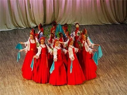 Танец с платочками русский народный