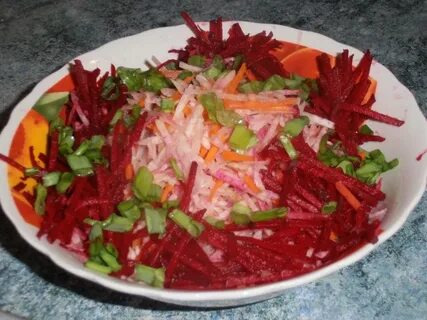 Салат свекла морковка лук