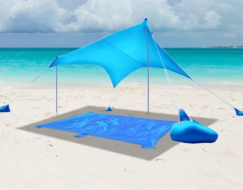 Купить пляжный зонт от солнца. Пляжный тент FDT-1145 сборка. Тент от солнца пляжный. Пляжный навес от солнца. Пляжный тент навес.