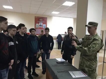 Сценарий открытия учебных сборов