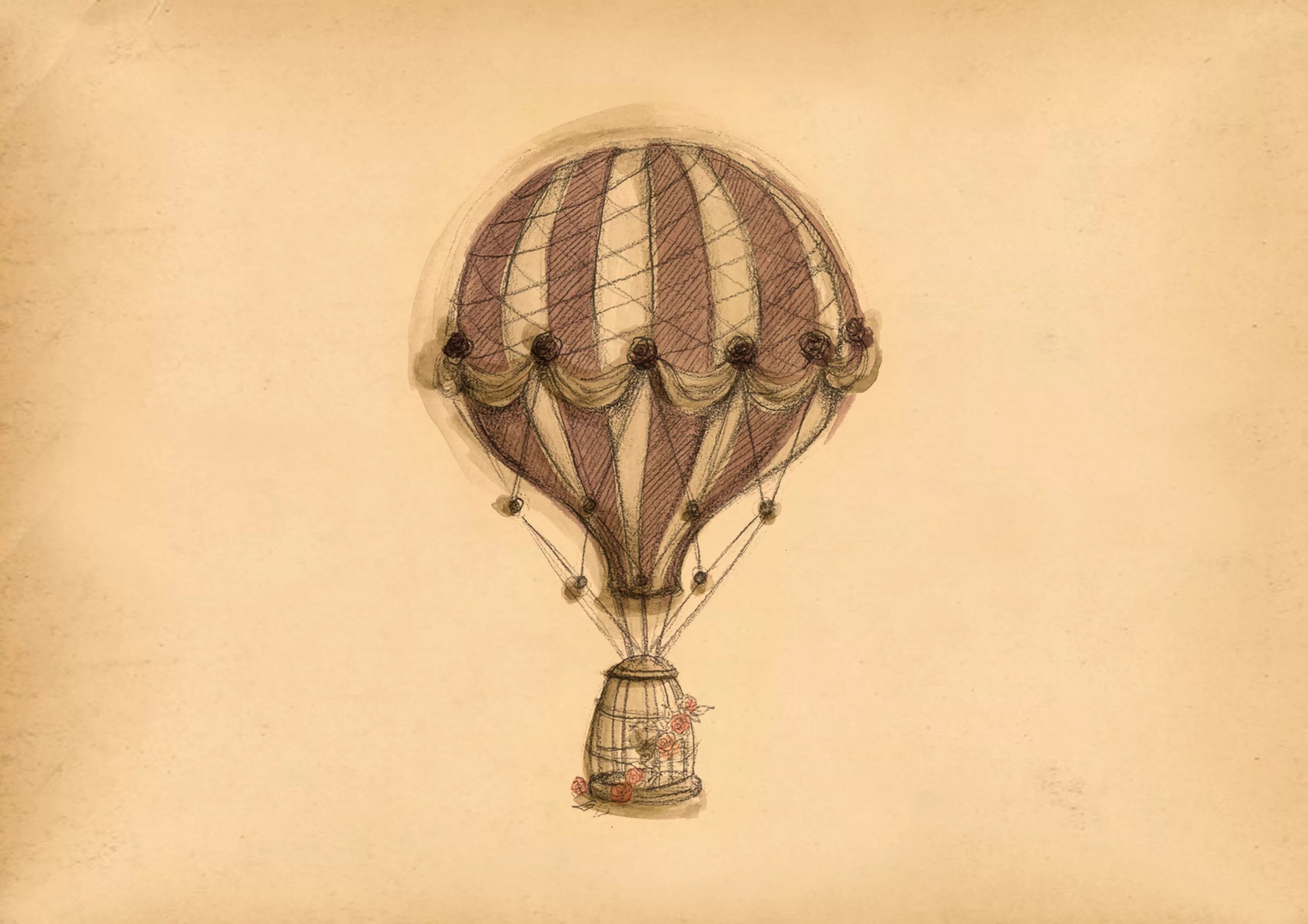 На воздушном шаре графика. Андре Жак Гарнерен воздушный шар. Стилизованный воздушный шар. Винтажный воздушный шар. Воздушный шар арт.