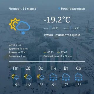 Погода в нижневартовске на месяц ноябрь
