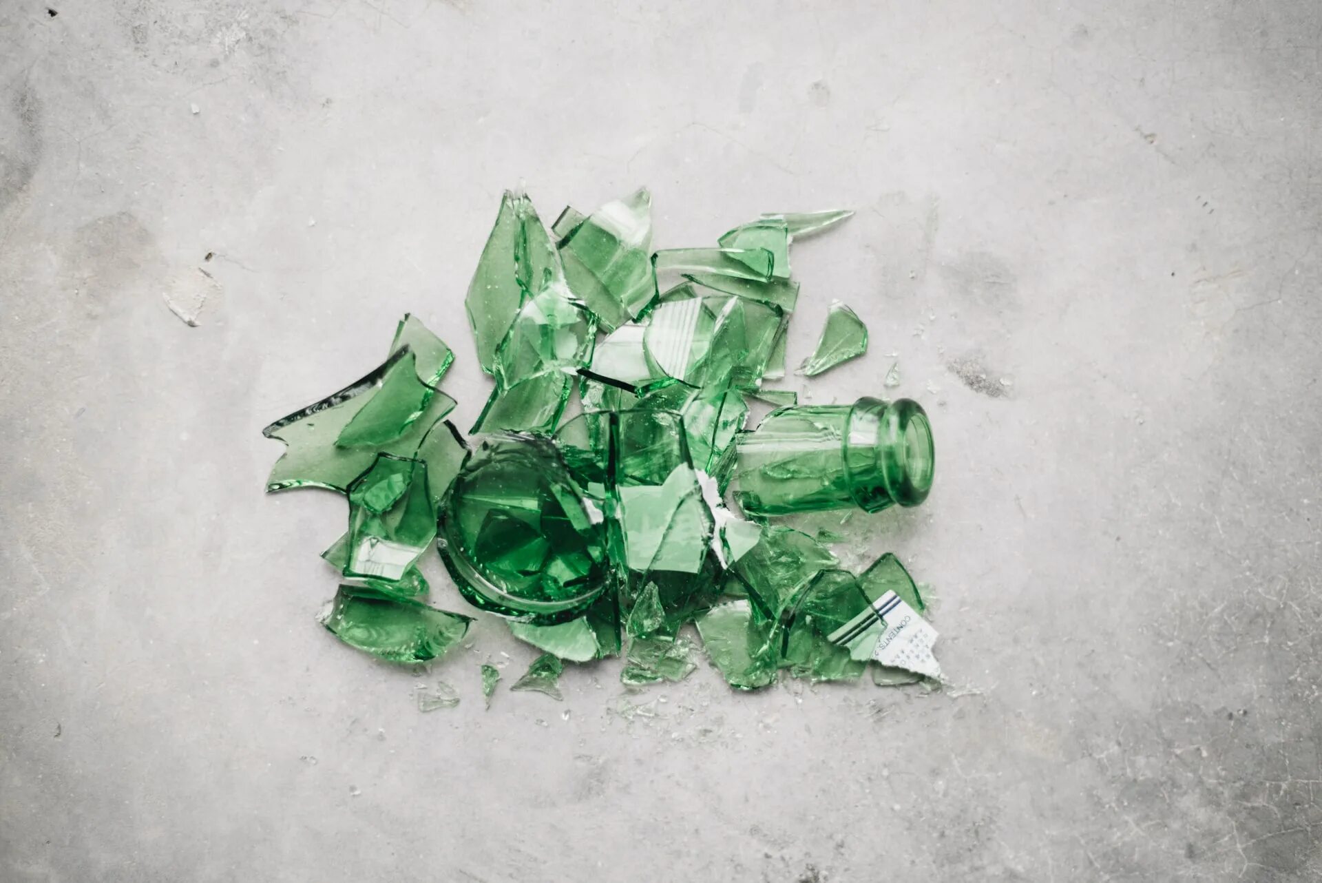 Breaking bottles