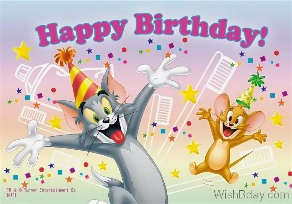 Toms birthday is. Том и Джерри с днем рождения. Happy Birthday Тома. Плакаты с том и Джерри с днем рождения. Том и Джерри с днем рождения картинки.