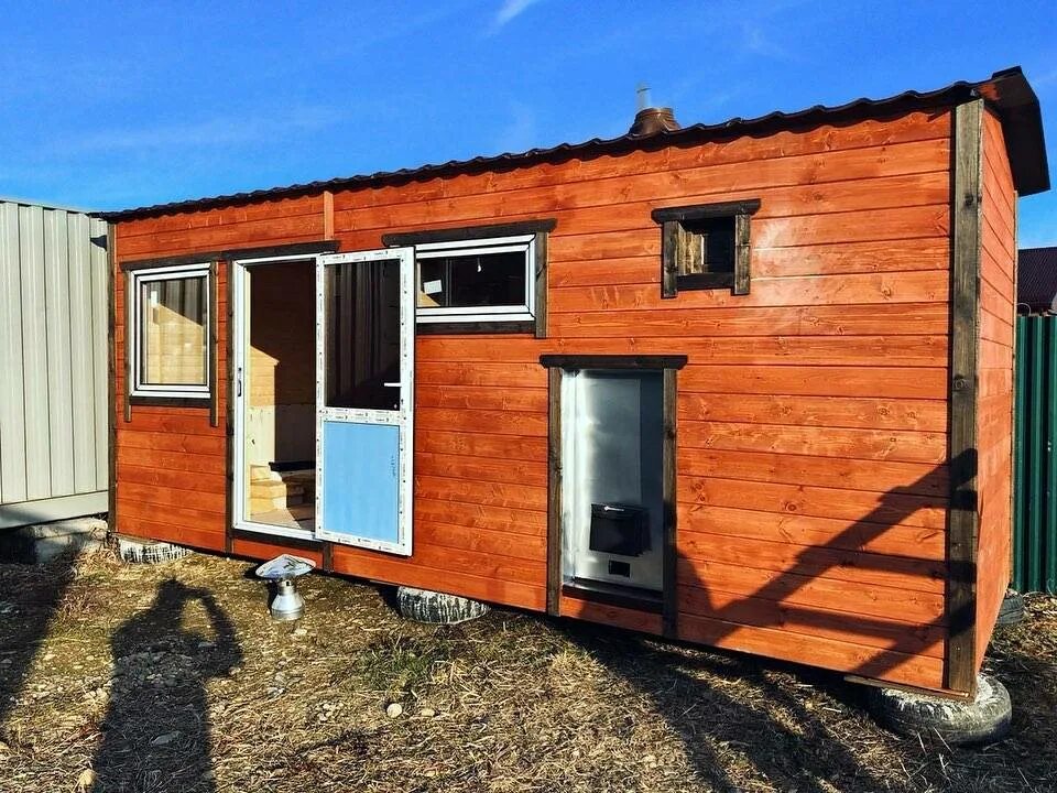 Модульные бани в Красноярске на базе бытовок вагончиков ПК "МСиб"