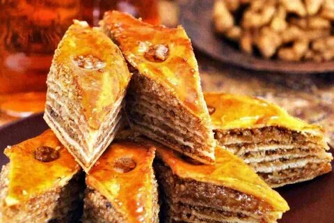 Пахлава рецепт азербайджанская с грецкими орехами