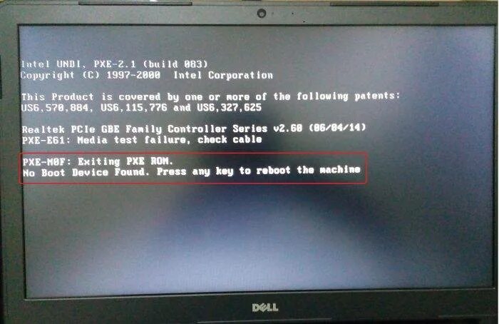 Ноутбук пишет no bootable device. No boot device. no boot device found press any key. no boot device found press any key to reboot. exiting pxe rom на ноутбуке.