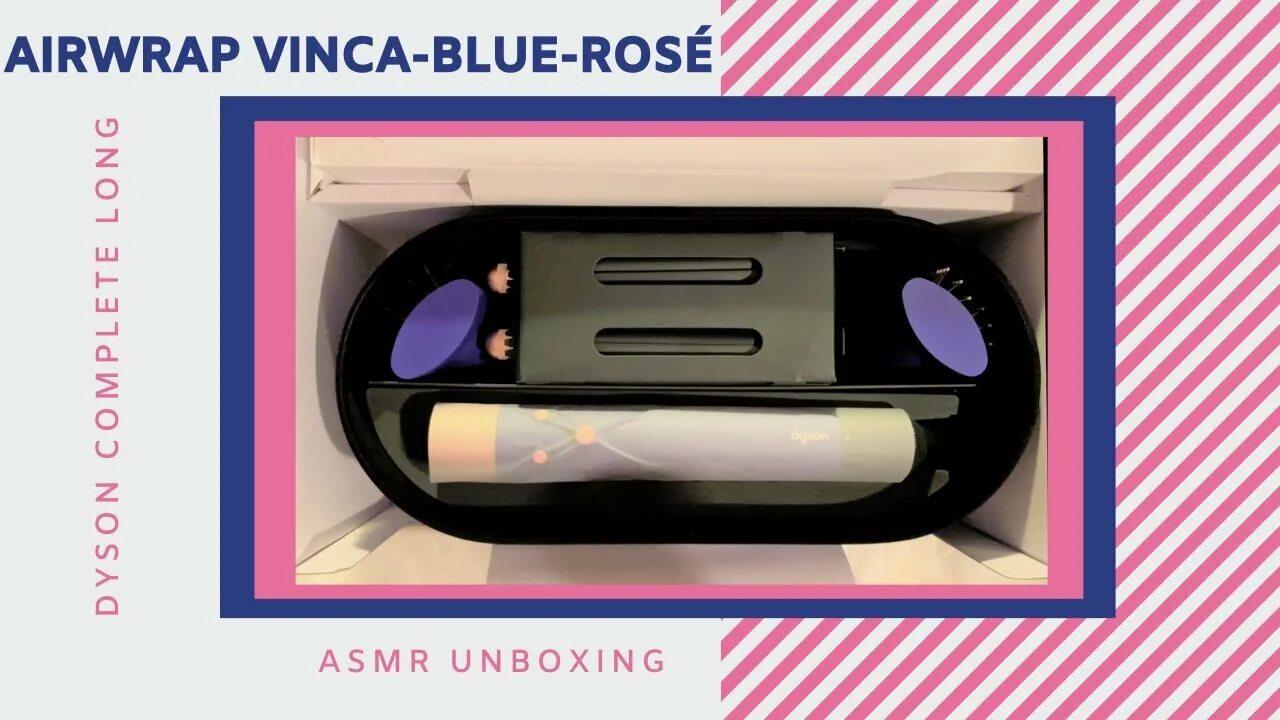 Dyson airwrap complete vinca blue. Стайлер Dyson airwap complete long. Dyson Airwrap 2022 Vinca Blue. Dyson long Vinca Blue Rosé.