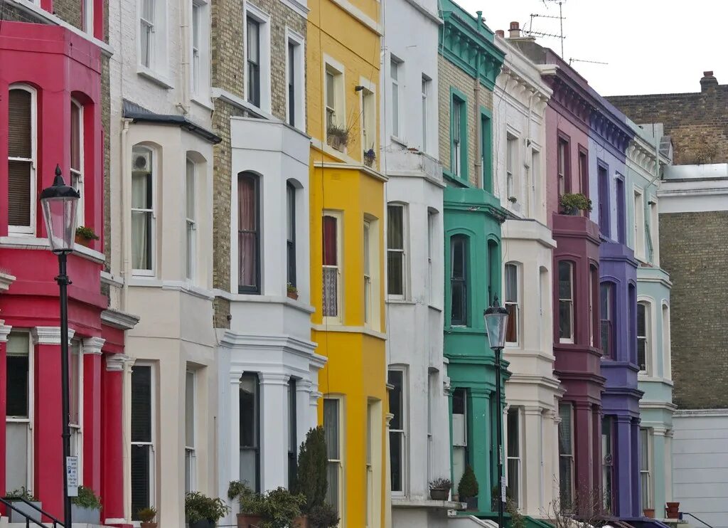 Color street. Ноттинг Хилл Лондон. Ноттинг Хилл улица в Лондоне. Notting Hill London дом. Ноттинг Хилл Лондон архитектура.