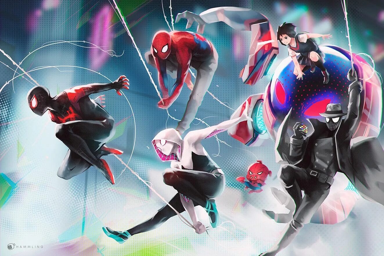 Beyond the spider verse. Spider gwen spider man into the spider verse. спайдерверс арт. spider man into the spiderverse concept art. spider-man: into the spider-verse арт бук.