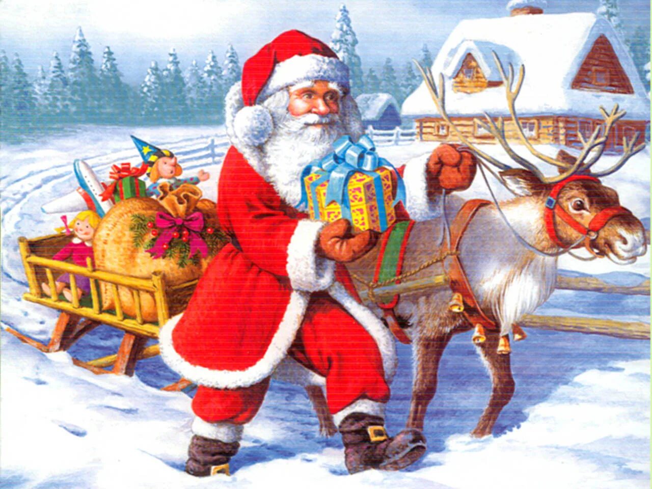 Дед мороз картинки. Санта-Клаус. Дед Мороз. Санта Клаус картины.